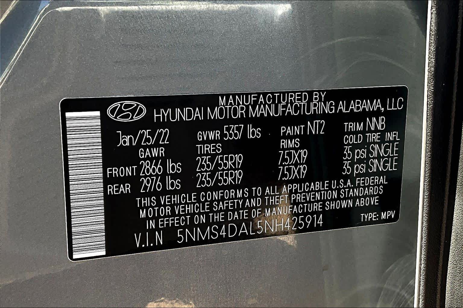 2022 Hyundai Santa Fe Limited