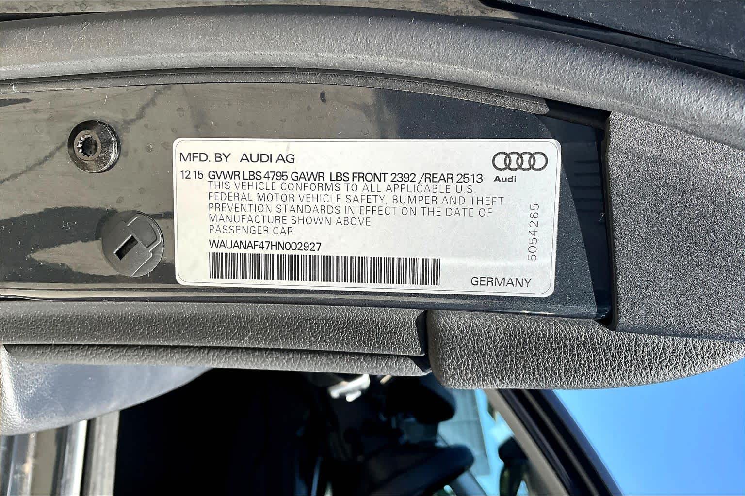2017 Audi A4 Premium