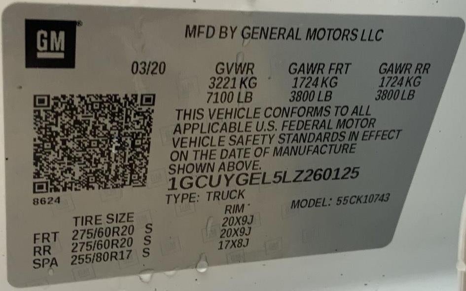 2020 Chevrolet Silverado 1500 LTZ