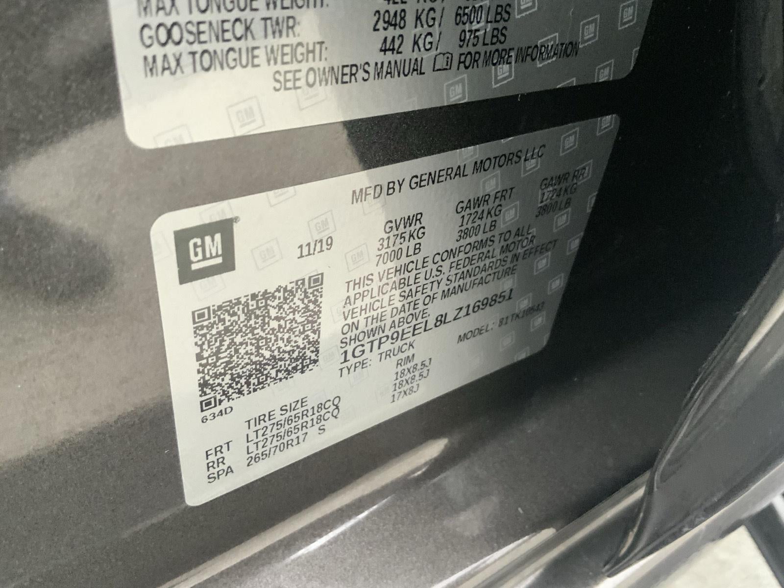 2020 GMC Sierra 1500 AT4