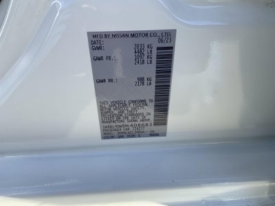 2023 Nissan Altima 2.5 SV