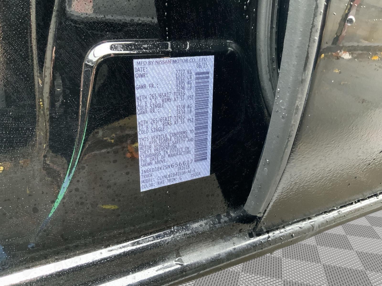 2025 Nissan Frontier Crew Cab SV