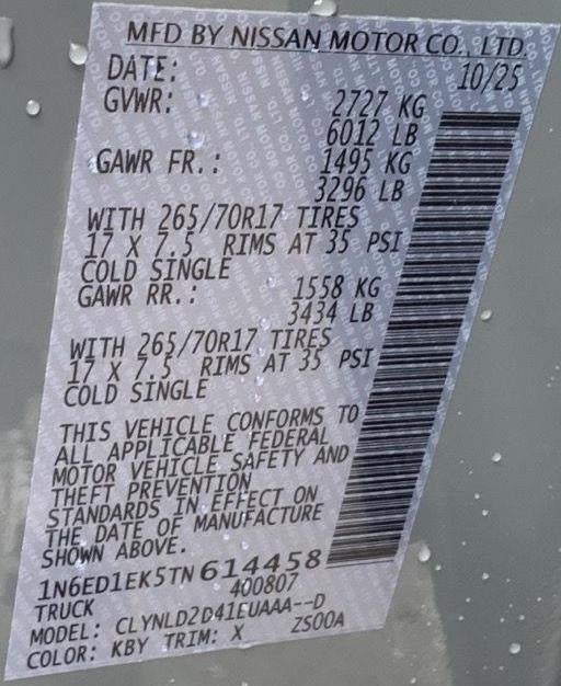 2026 Nissan Frontier Crew Cab PRO-4X®