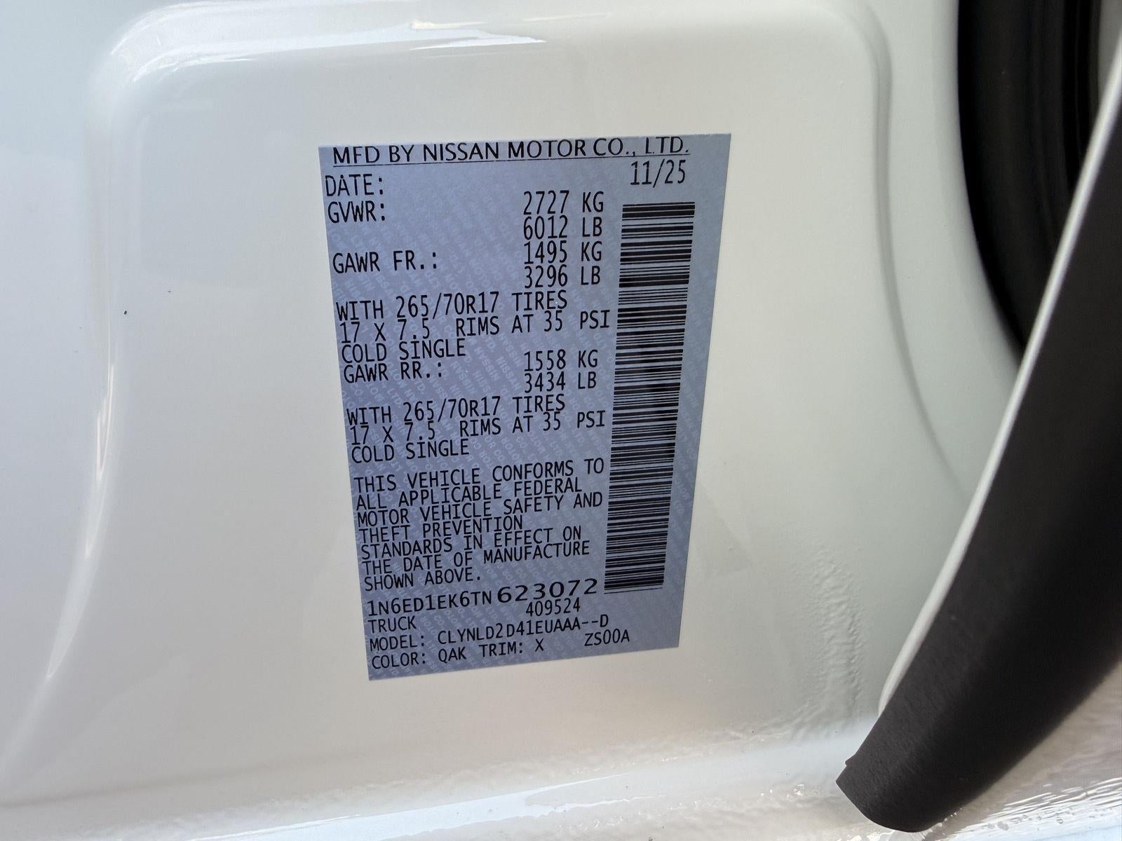 2026 Nissan Frontier Crew Cab PRO-4X®