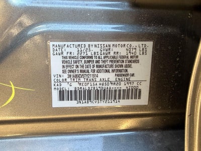 2026 Nissan Sentra SV