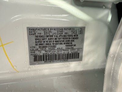 2026 Nissan Sentra SR