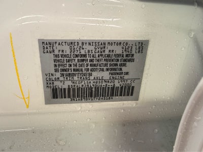 2026 Nissan Sentra SR