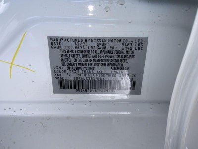 2026 Nissan Sentra SR