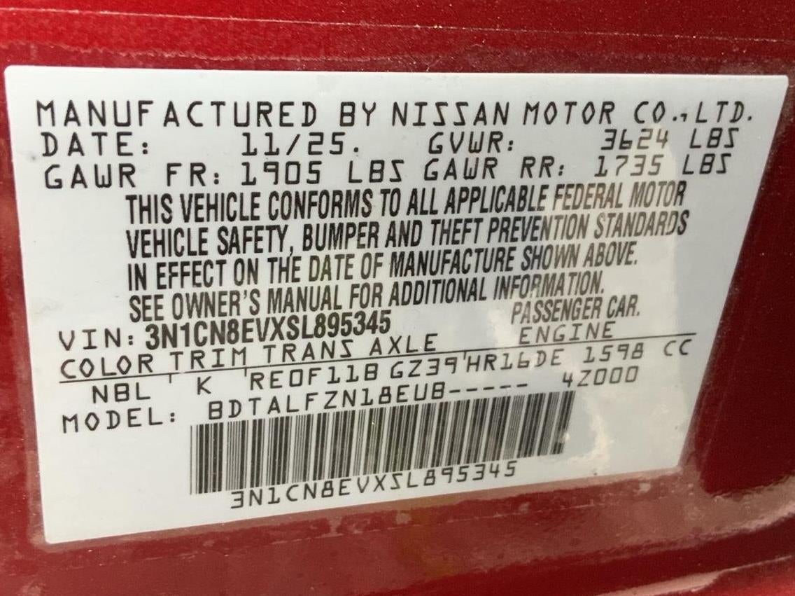 2025 Nissan Versa SV