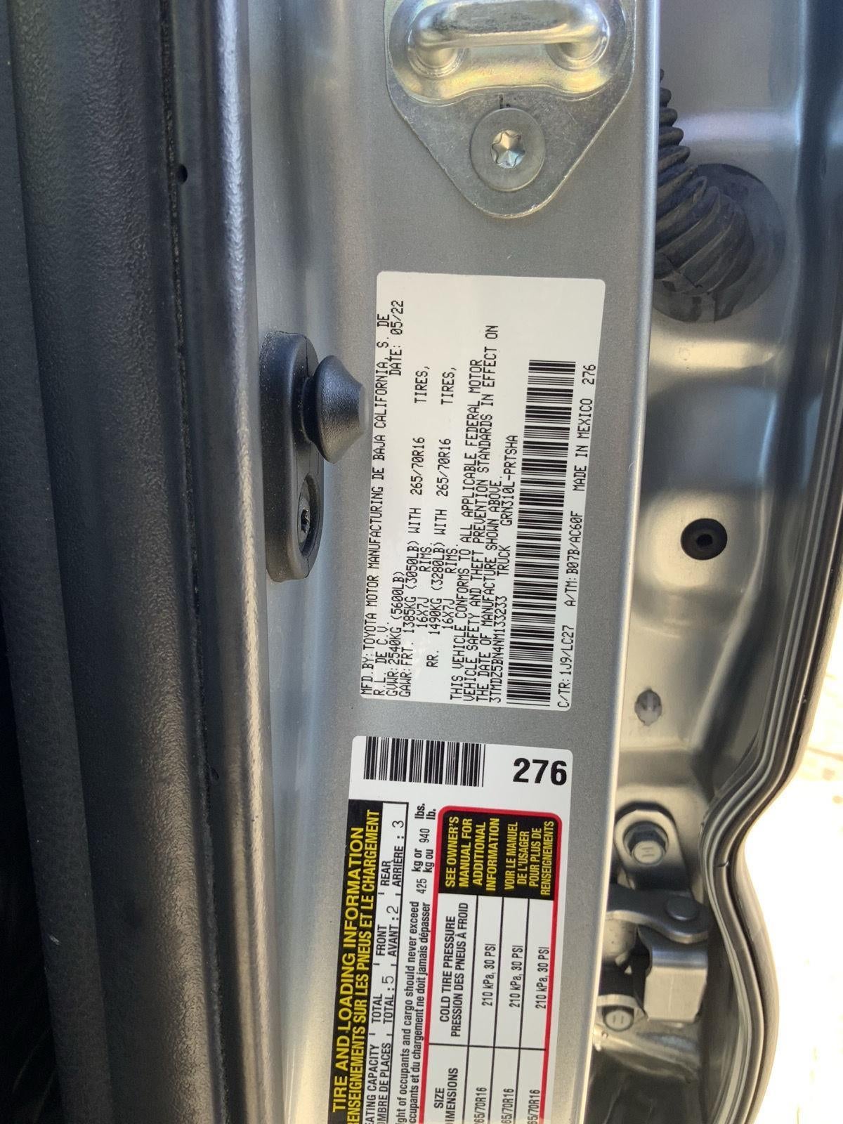 2022 Toyota Tacoma TRD Off Road