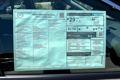 2026 Nissan Rogue Rock Creek®