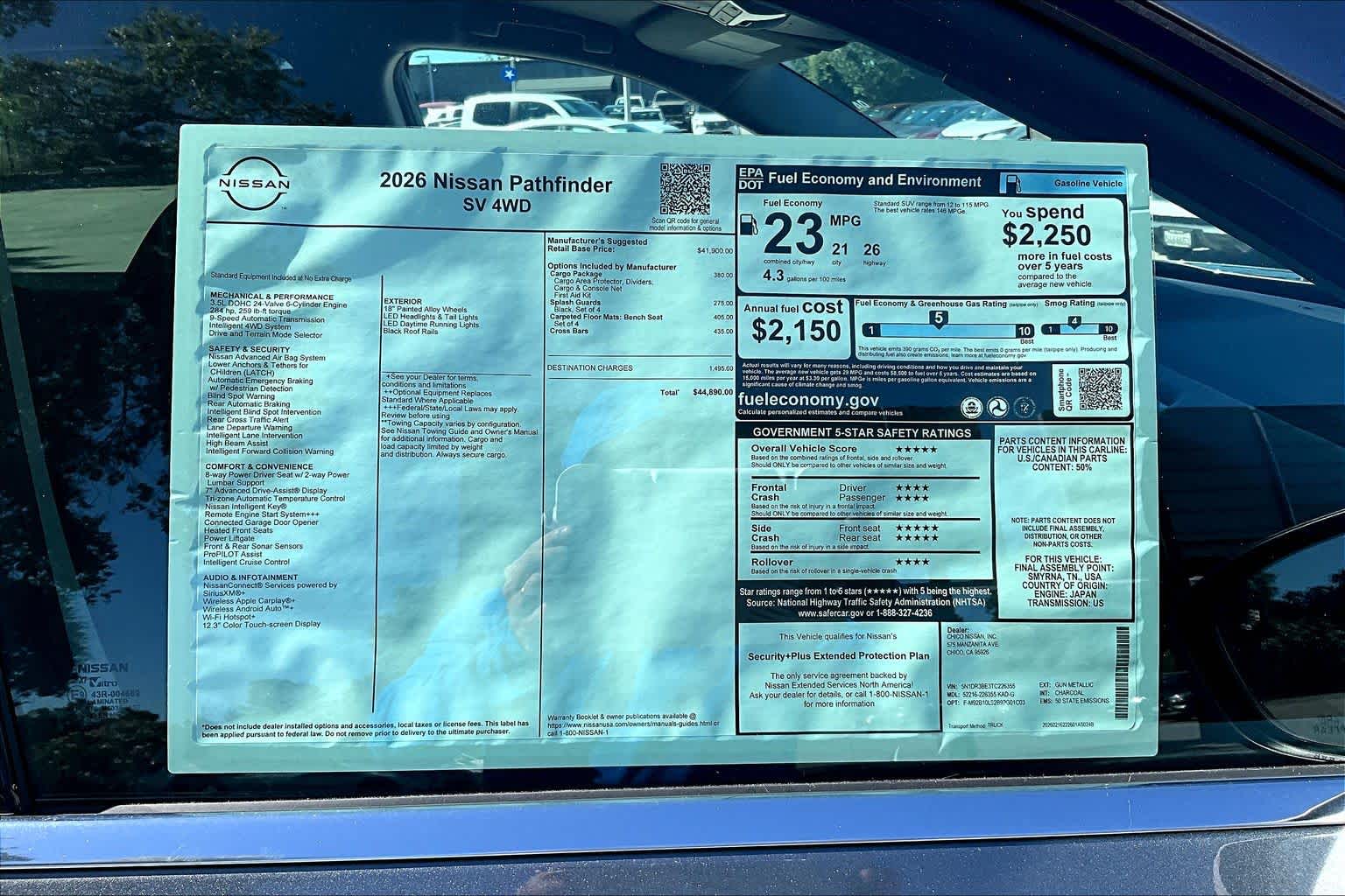 2026 Nissan Pathfinder SV