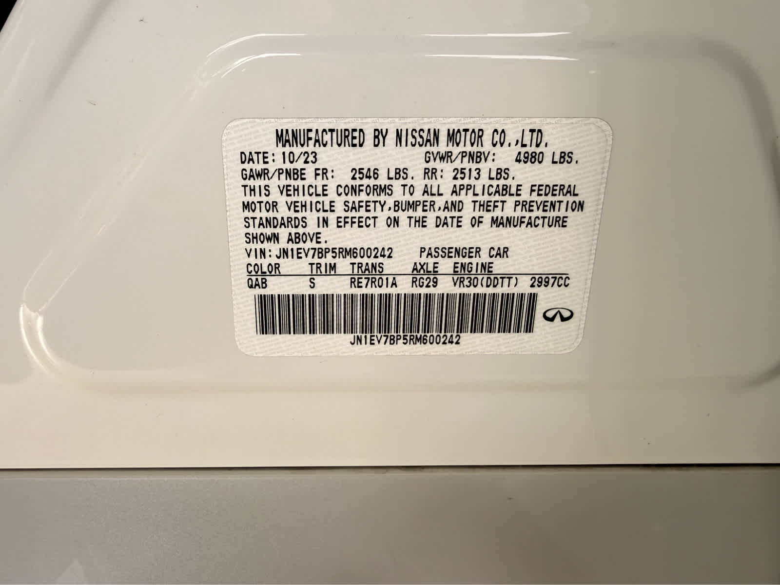 2024 INFINITI Q50 LUXE