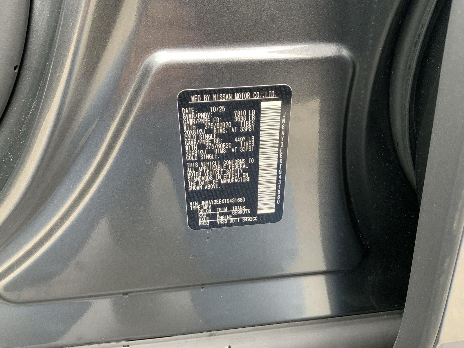 2026 Nissan Armada Platinum