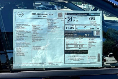 2026 Nissan Rogue Platinum