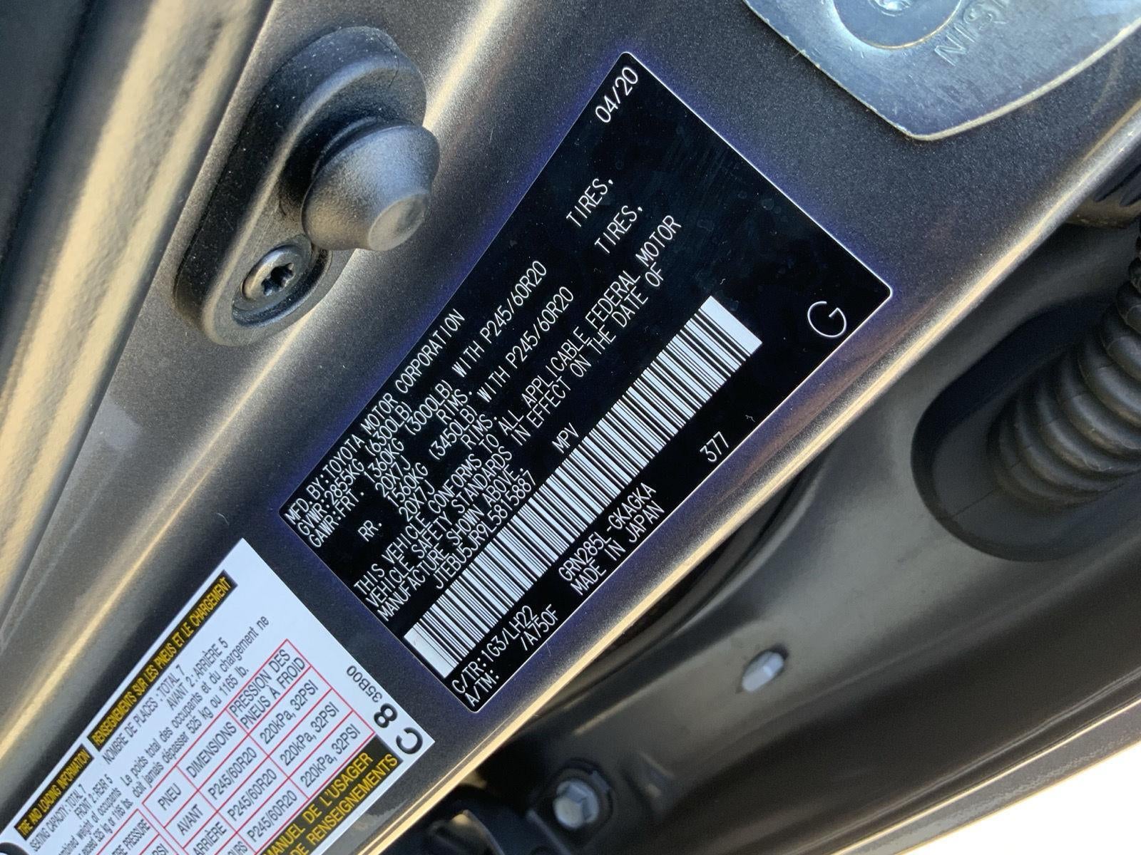 2020 Toyota 4Runner Nightshade