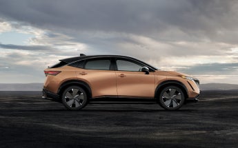 Side view of Nissan ARIYA | Chico Nissan in Chico CA