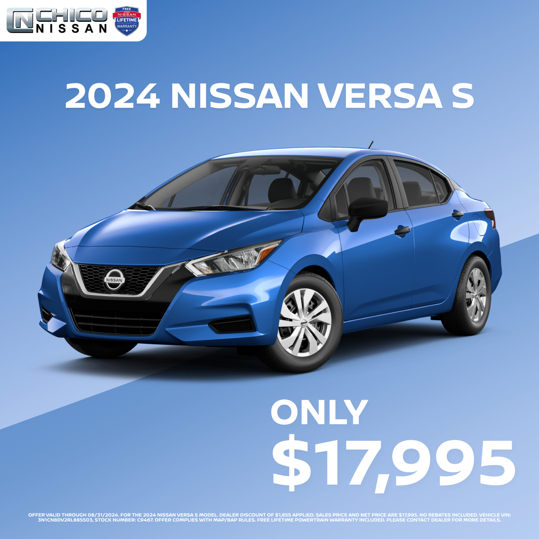 Save on a new 2024 Nissan Versa S