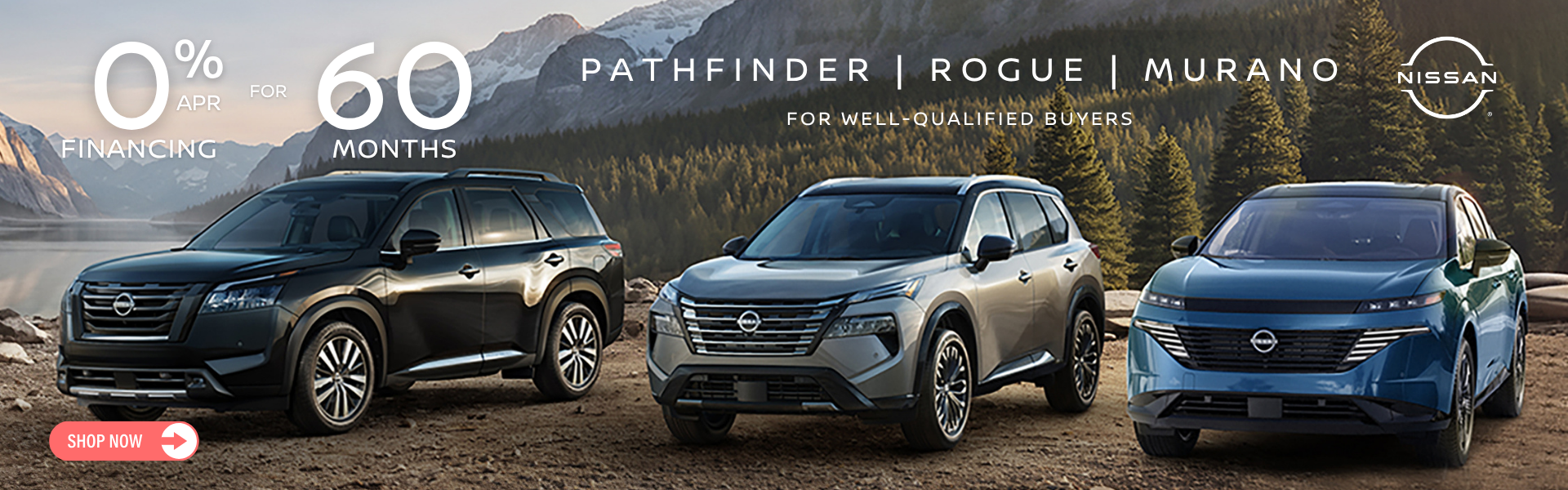 0% APR Pathfinder Rogue Murano