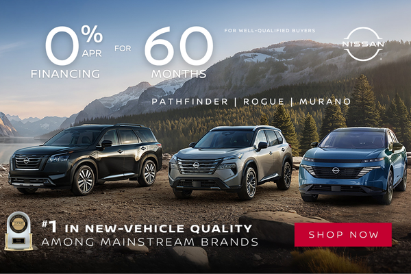 0% APR Pathfinder Rogue Murano
