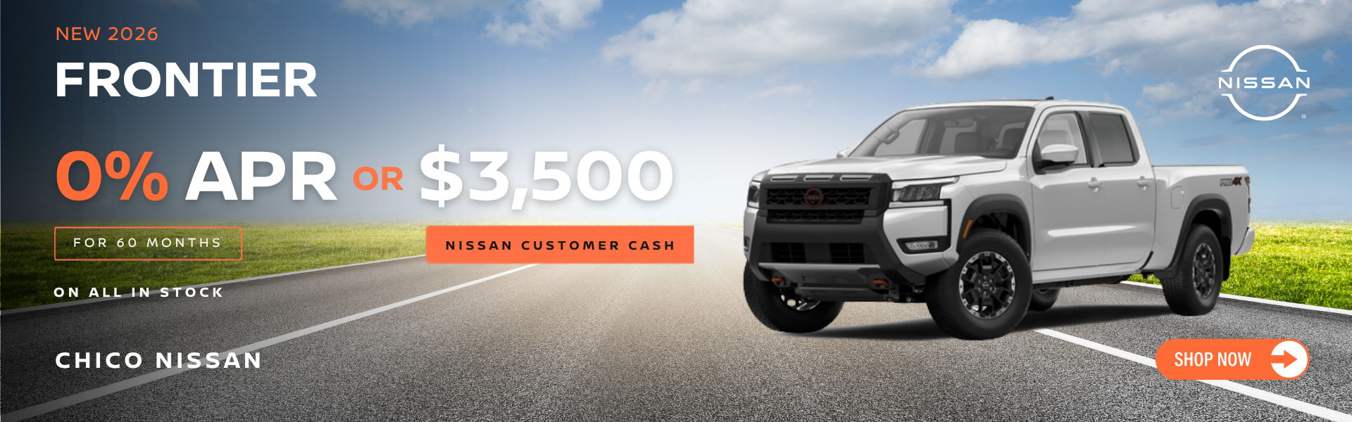 Nissan Frontier 0% APR Special