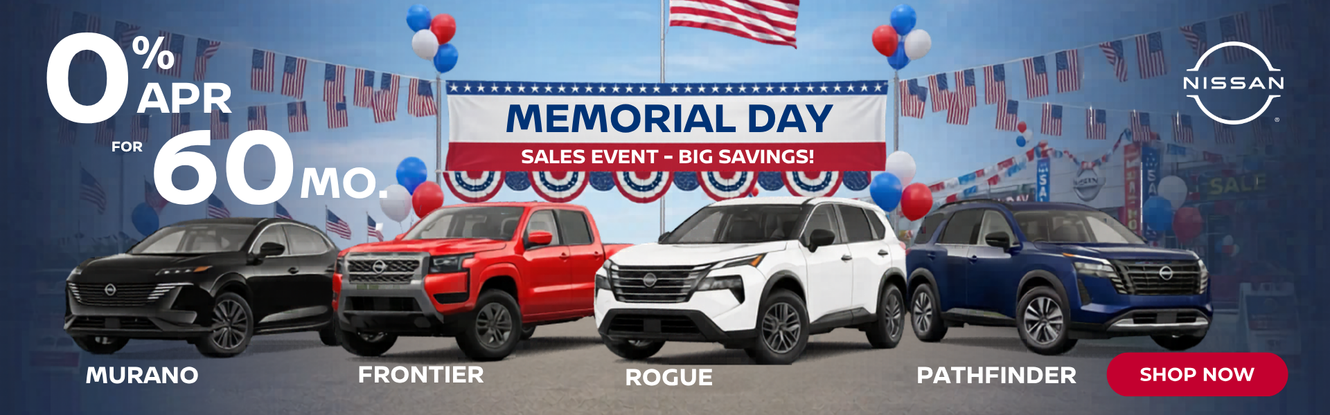 Memorial Day Sale 0% APR