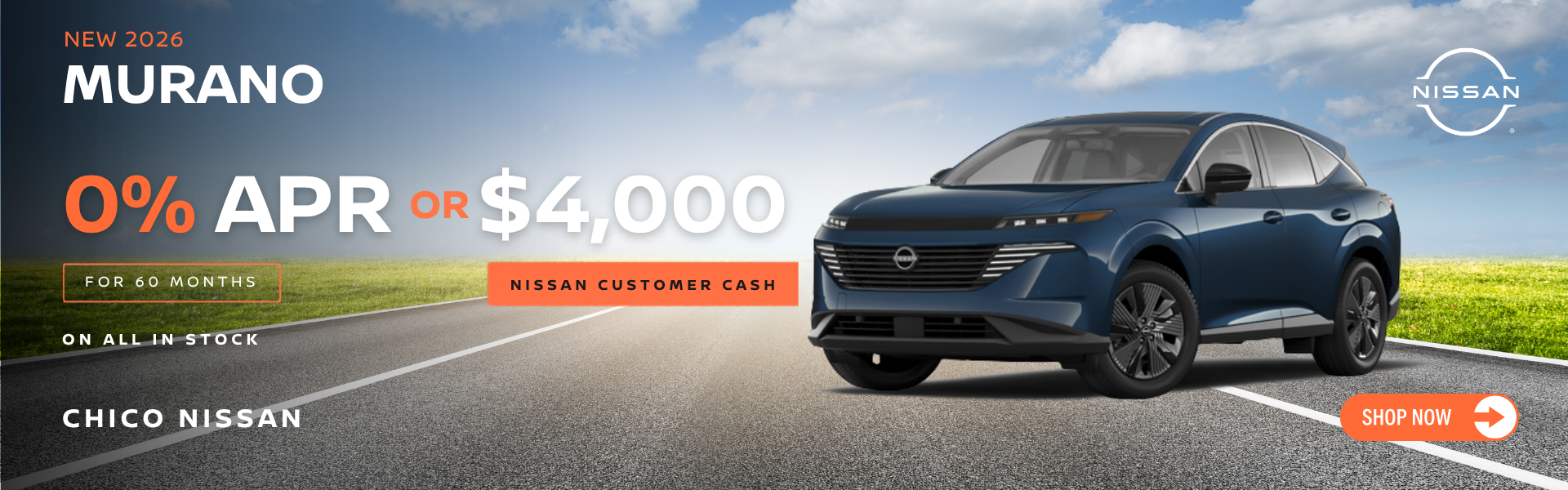 Nissan Murano May Special 0% APR