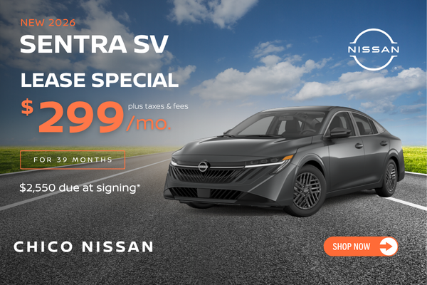 2026 Nissan Sentra SV Lease Special